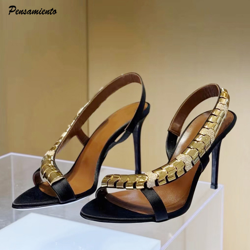 Summer Clothing Sale Women - Luxuriöse Glitzer-Sandalen mit Strassbesatz für Damen,