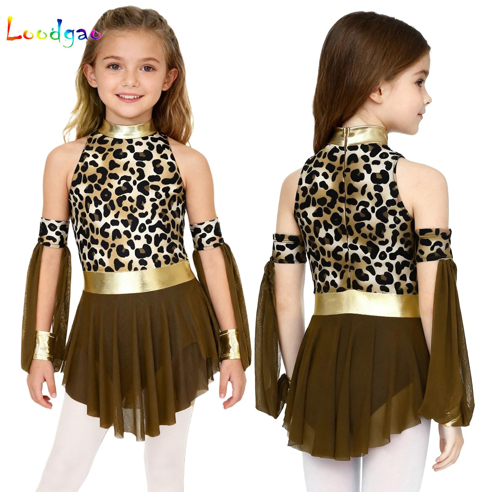 Summer Clothing Set For Girls - Kinder Leopard Savage Caveman Croods Primitive