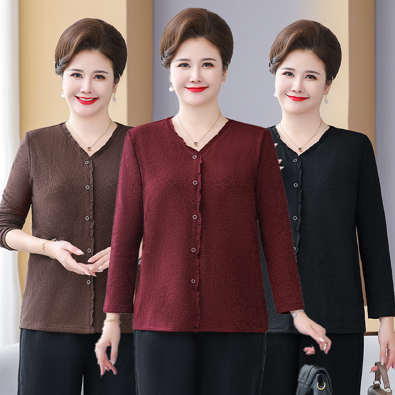 Summer Upf Clothing - Plus Größe Frühling Herbst Neue Mid-Age