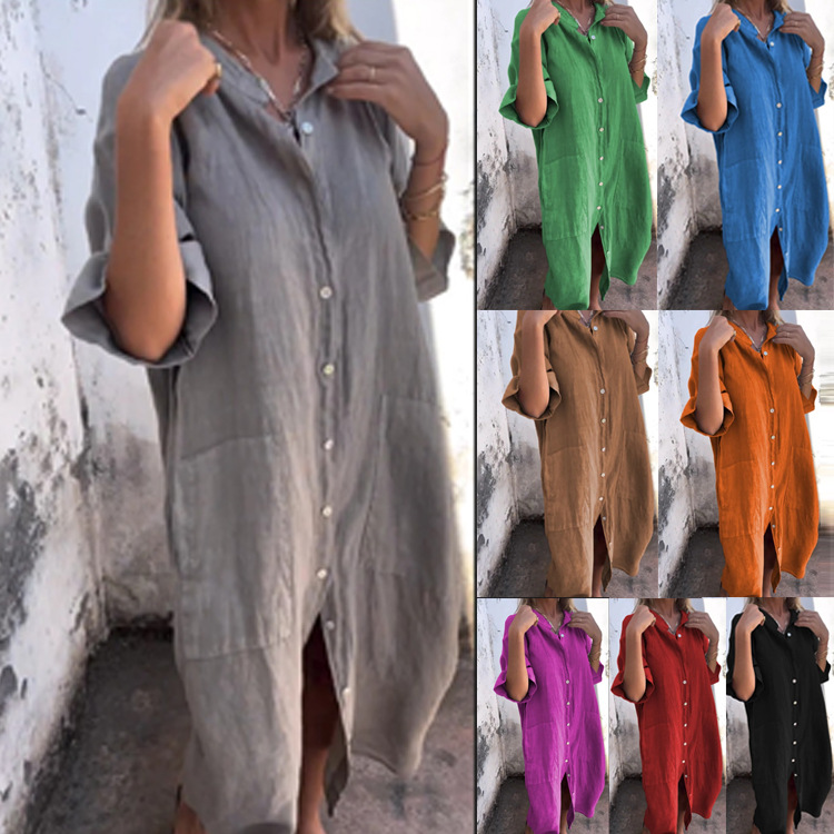 Summer Clothing Old Money - 2026 Damen Old Money Hemdkleid –