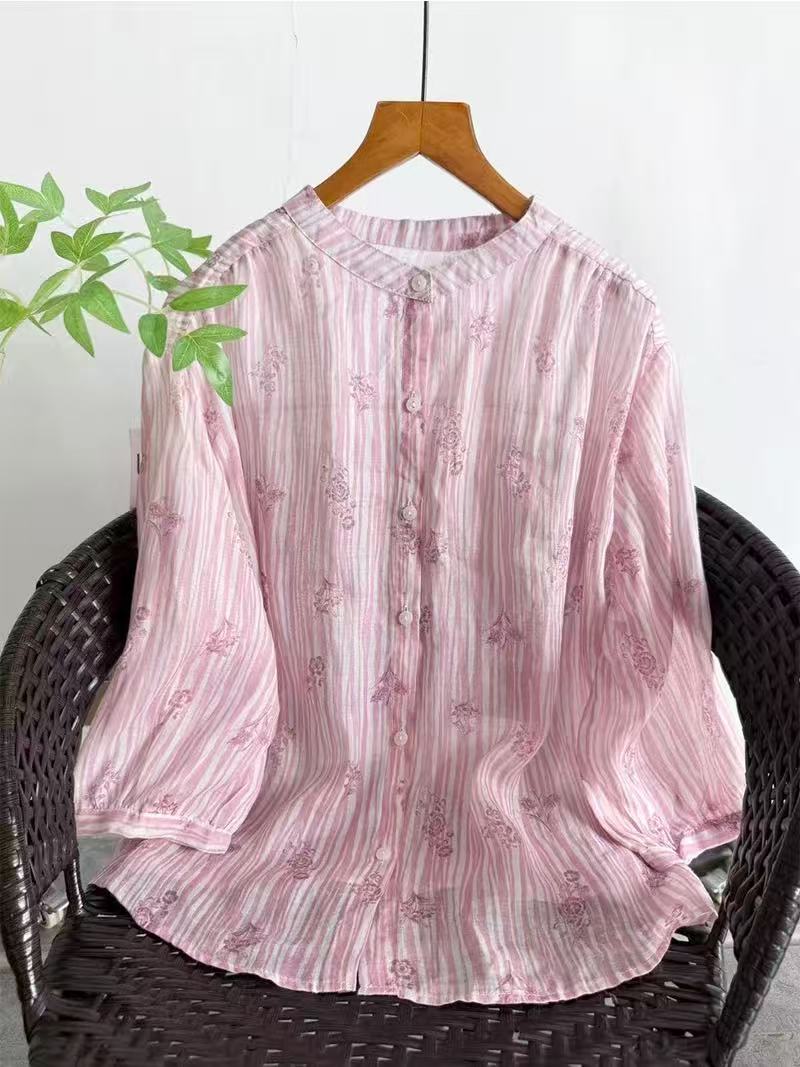 Summer Clothing For 70 Year Old Woman - Original Luxusmarken-Kleidung für Damen 100% Ramie-Leinen