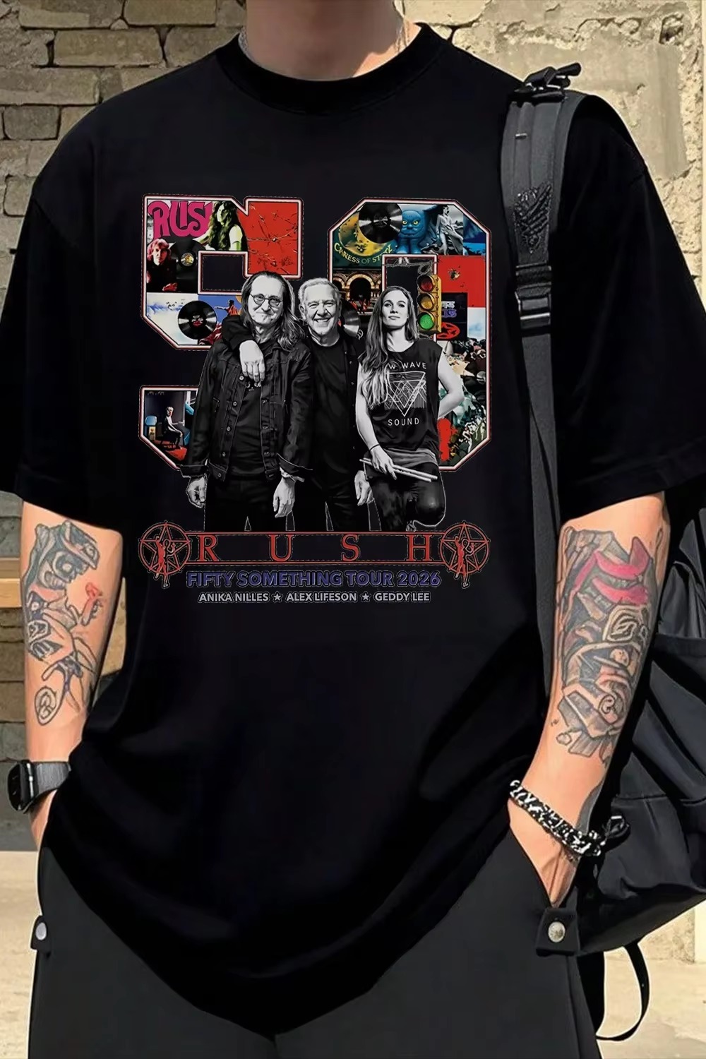 Summer Clothing Trends For Women 2026 - 2026 Rush Band T-Shirt Herren Damen