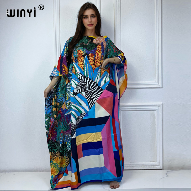 Quality Summer Clothing For Women - WINYI Neuer Hochwertiger Bedruckter Kaftan, Modische