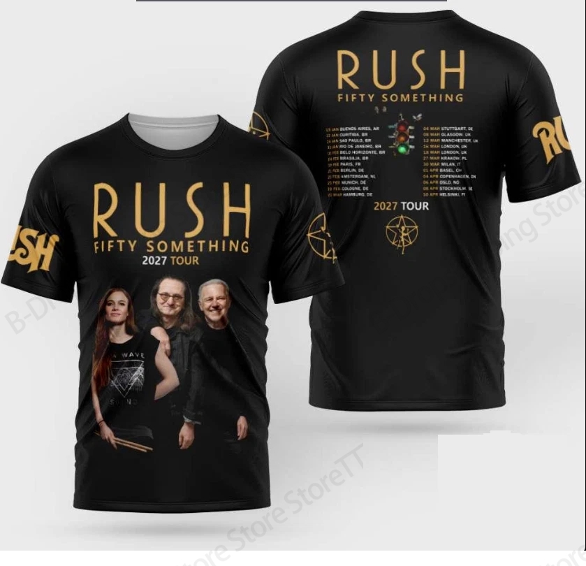 Quality Summer Clothing For Women - Rush Tour 2027 3D-Druck T-Shirt für
