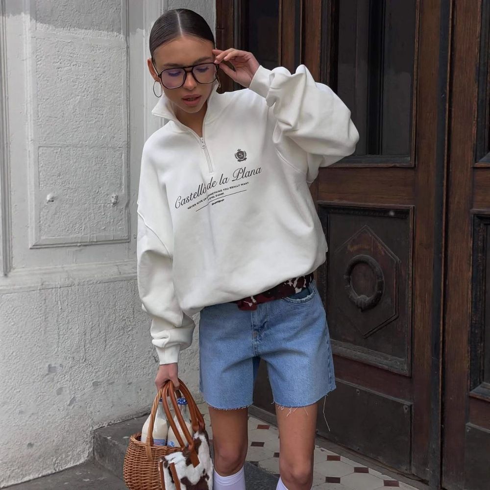 Amerikanische Preppy-Stil-Swea – Summer Clothing Old Money Bewertung und Preis