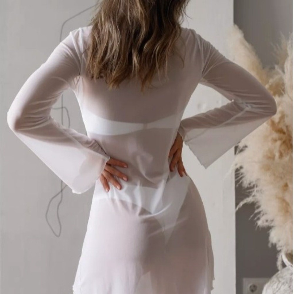 Sommerliches, transparentes Me – Swim Cover Up Mesh Bewertung und Preis