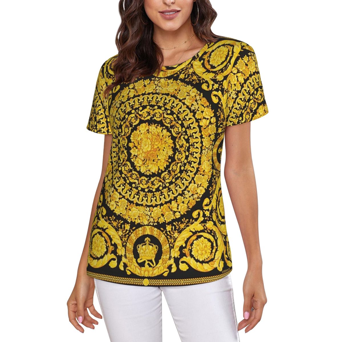 Dekoratives goldenes Medaillon – Summer Clothing For 70 Year Old Woman Bewertung und Preis
