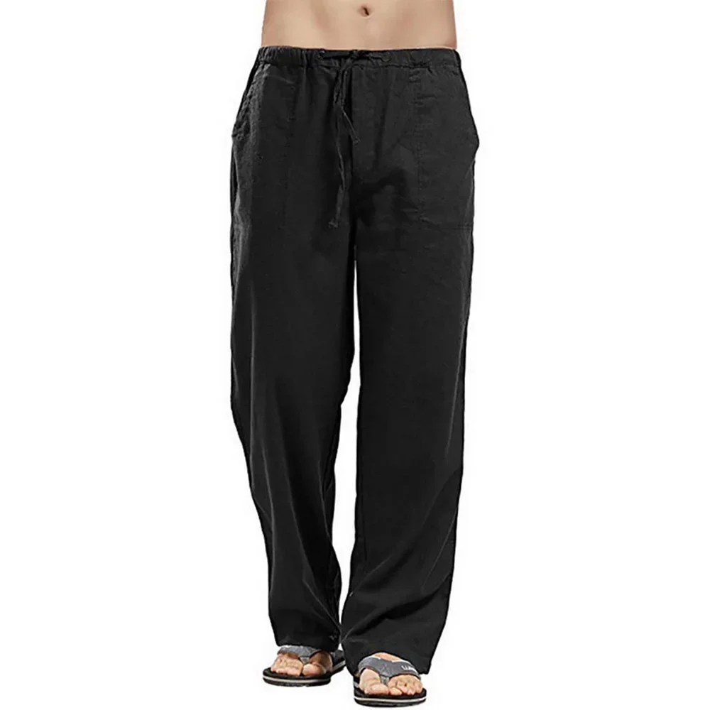 Herren Freizeit hose Baumwoll  – Summer Clothing Men Linen Bewertung und Preis