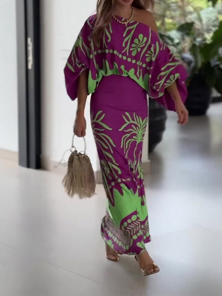 Sexy Frauen Drucken Zwei Stück – Summer Clothing Set For Girls Bewertung und Preis