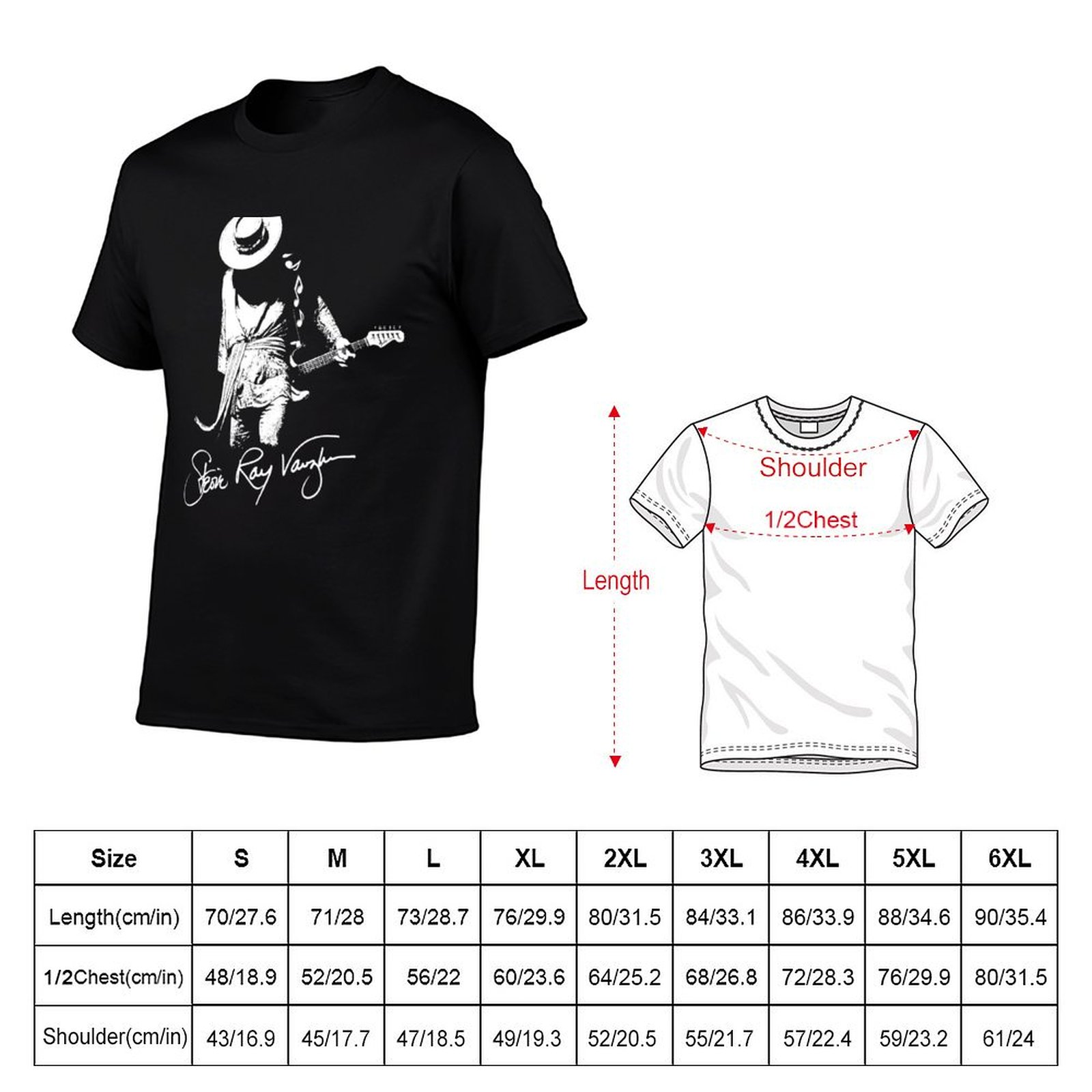SRV Vintage Stevie Ray Vaughan – Summer Rays Clothing Bewertung und Preis