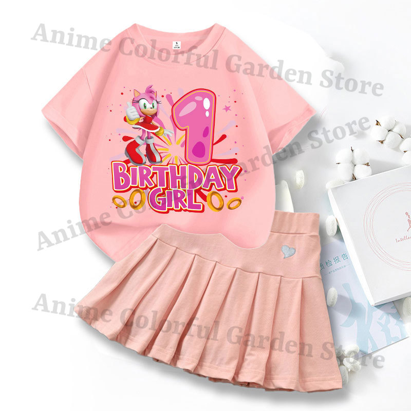 2-teiliges Sonics Love Kleid T – Summer Clothing Set For Girls Bewertung und Preis