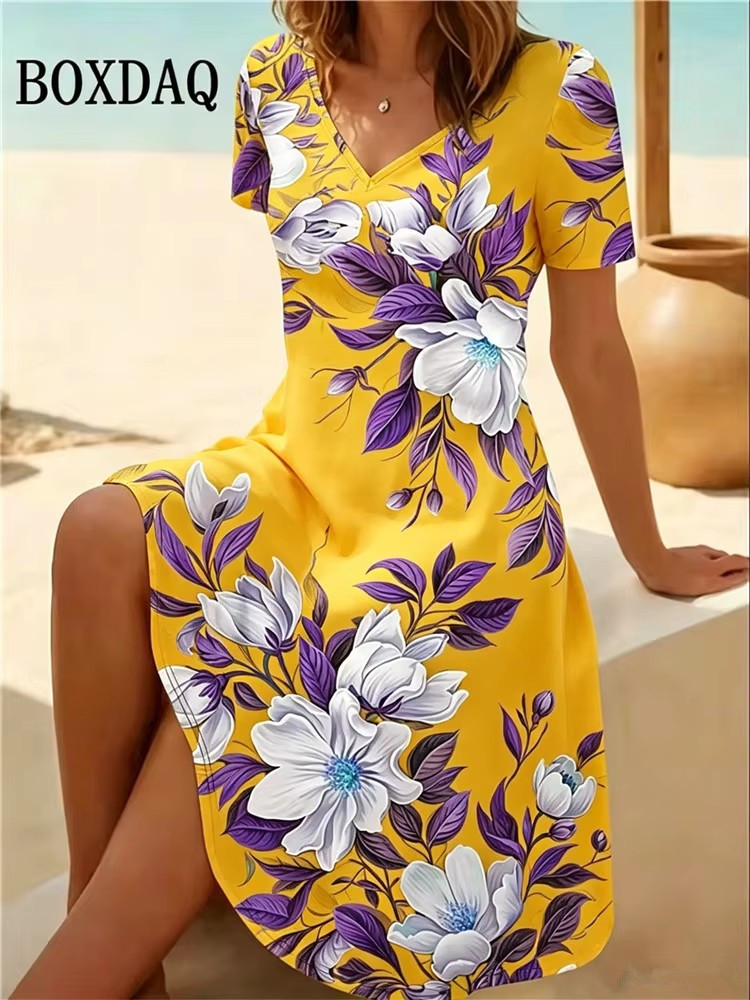 6XL Übergröße Damenkleider Som – Summer Upf Clothing Bewertung und Preis