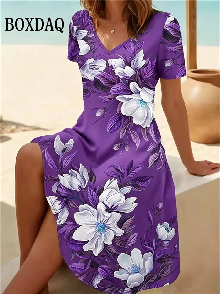6XL Übergröße Damenkleider Som – Summer Upf Clothing Bewertung und Preis