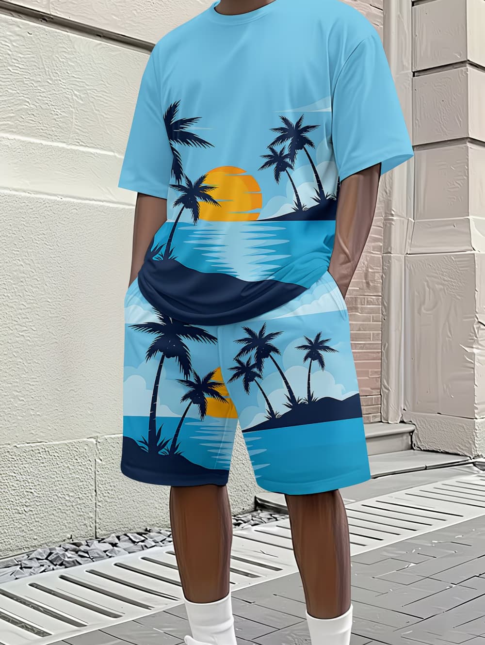 2026 Herren 2-teiliges Set mit – Beach Shirt Hawaiian Bewertung und Preis