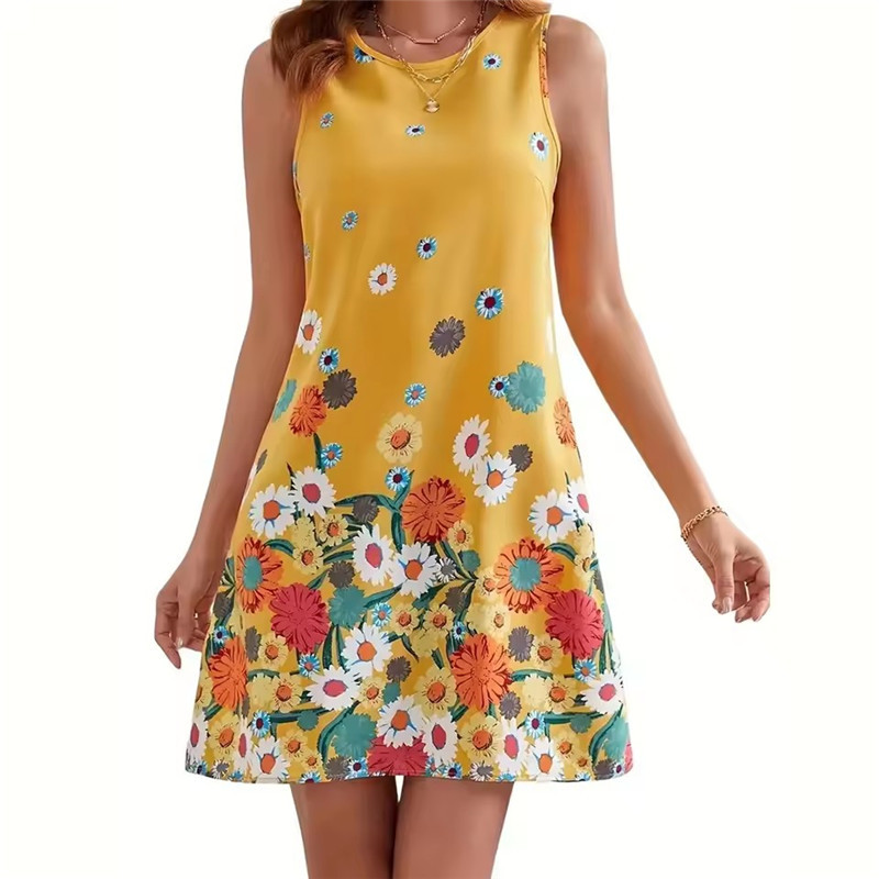 Gelbes Blumenkleid für Damen Ä – Soft Summer Yellow Clothing Bewertung und Preis