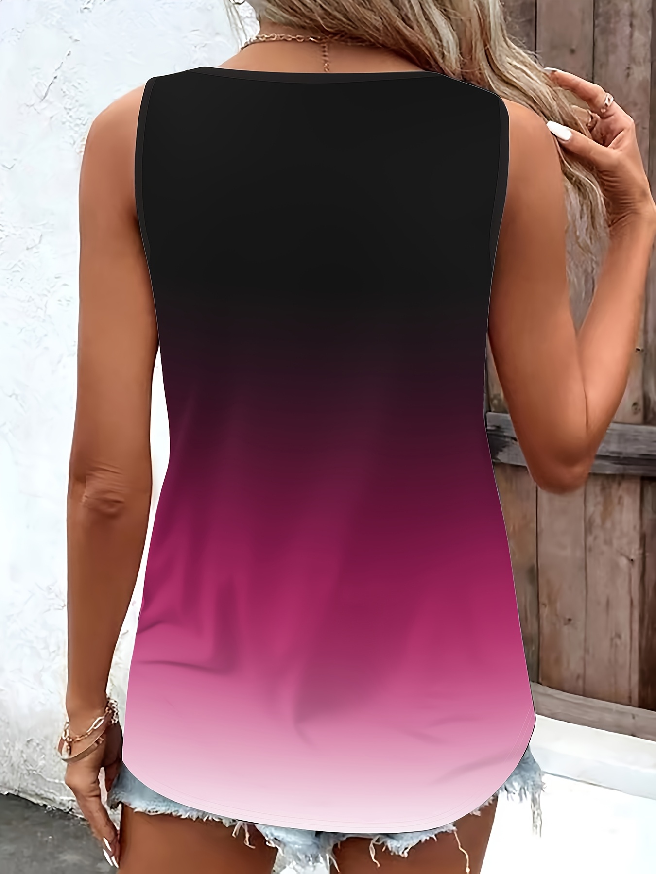 Damen-Tanktop mit Farbverlauf  – Summer Upf Clothing Bewertung und Preis