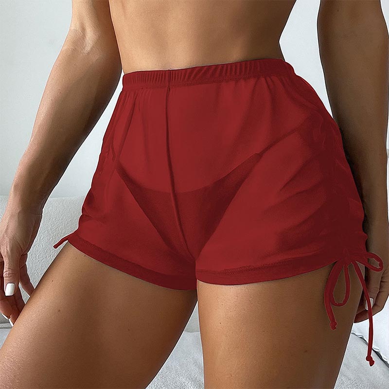 Transparente sexy Strands hort – Swim Cover Up Mesh Bewertung und Preis