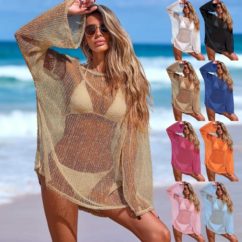 Damen Strandkleid aus transpar – Swim Cover Up Mesh Bewertung und Preis