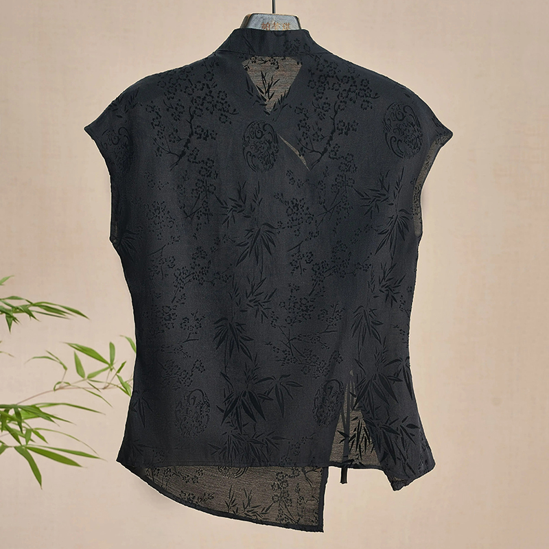 Retro Dünnes Hemd Neue Chinesi – Summer Clothing Styles For Women Bewertung und Preis
