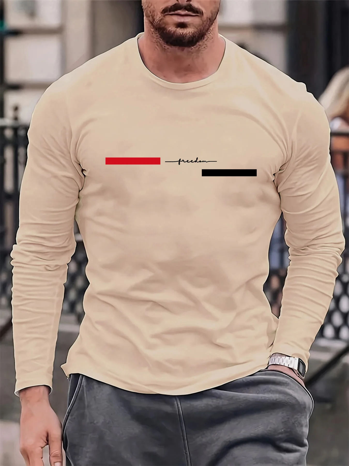 Rot-schwarzes Line Herren-T-Sh – Summer Clothing Types Bewertung und Preis