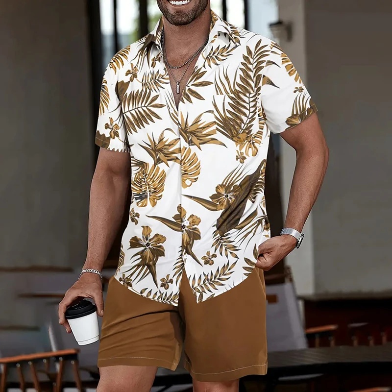 Hawaiihemd mit kurzen Ärmeln u – Beach Shirt Hawaiian Bewertung und Preis