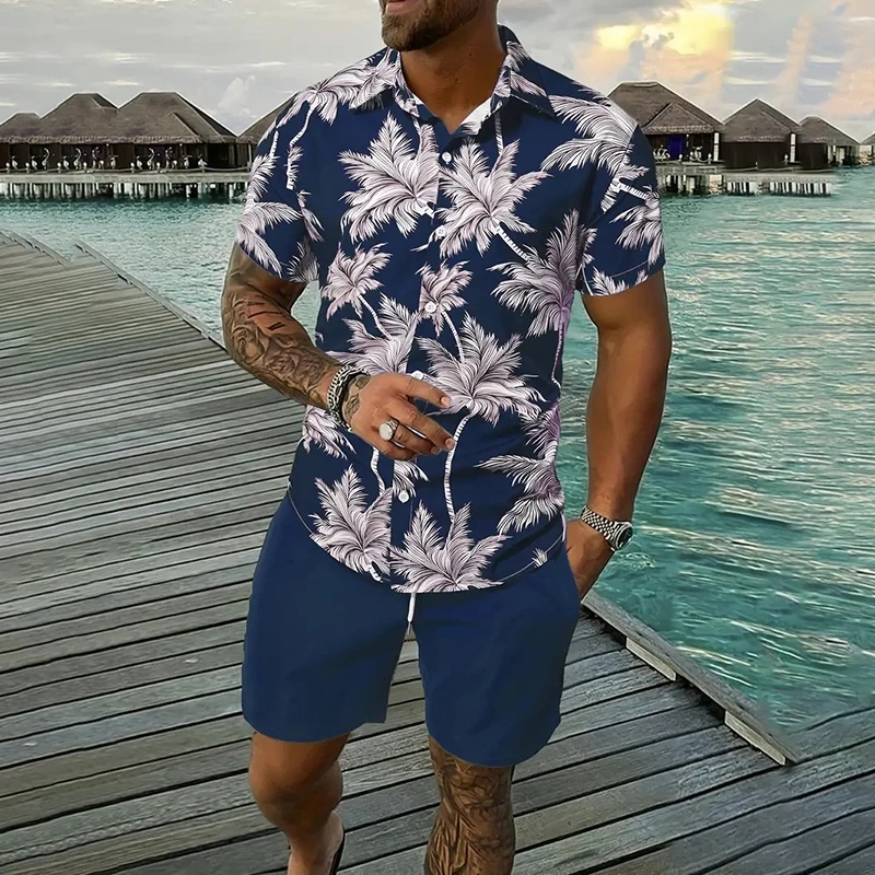 Hawaiihemd mit kurzen Ärmeln u – Beach Shirt Hawaiian Bewertung und Preis