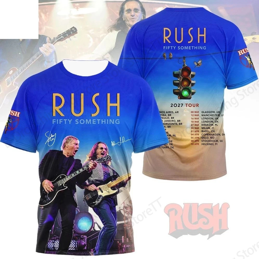 Rush Tour 2027 3D-Druck T-Shir – Quality Summer Clothing For Women Bewertung und Preis