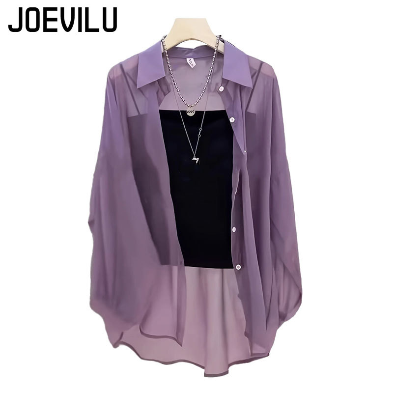 Transparentes Chiffon-Hemd für – Summer Uv Clothing Bewertung und Preis