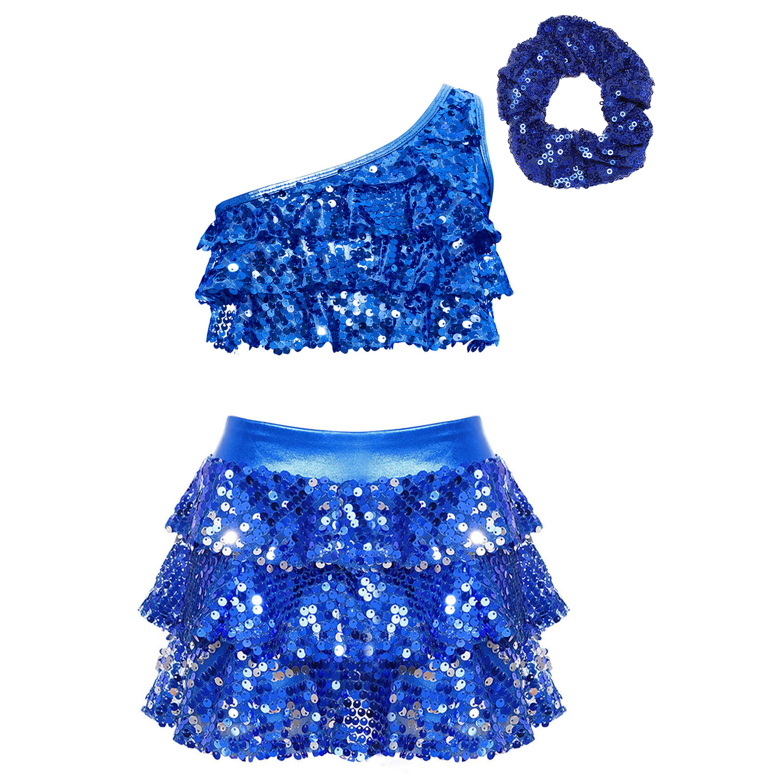Kinder Mädchen Glänzende Paill – Summer Clothing Set For Girls Bewertung und Preis