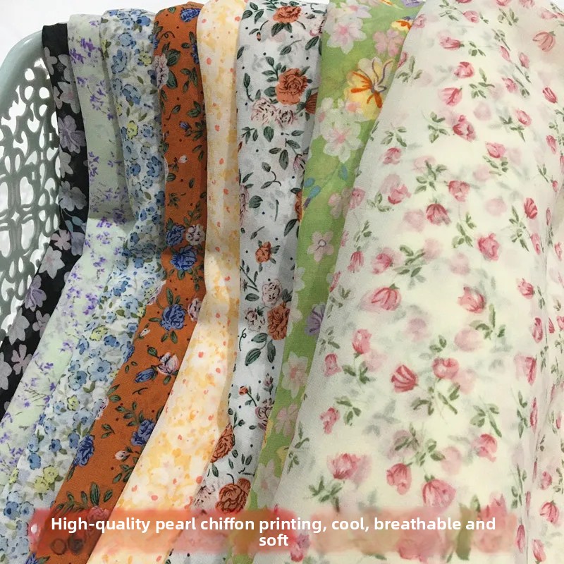 Blumen-Chiffon-Stoff per Meter – Soft Summer Yellow Clothing Bewertung und Preis