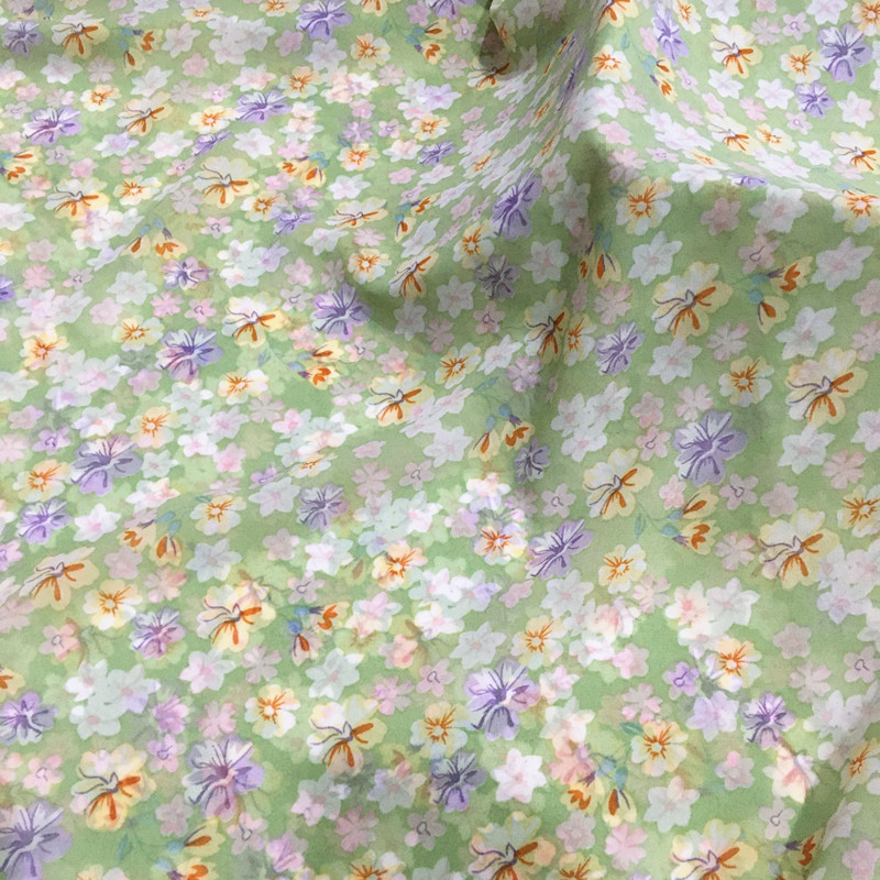 Blumen-Chiffon-Stoff per Meter – Soft Summer Yellow Clothing Bewertung und Preis