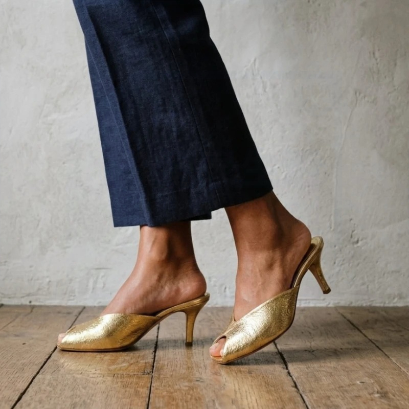 Damen-Pumps Designer Gold Dame – Summer Clothing Sale Women Bewertung und Preis