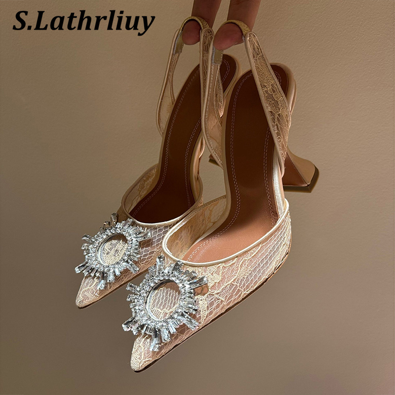 Sandalen Strass Blume Spitz Hi – Summer Clothing Sale Women Bewertung und Preis