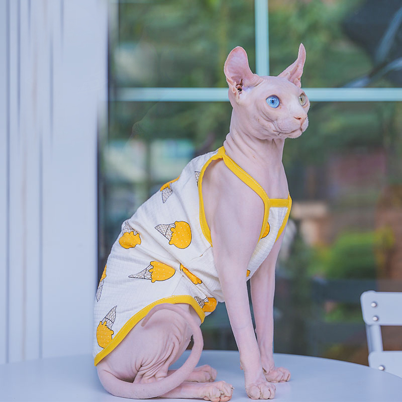 Sphynx Katze Kleidung Sphinx B – Soft Summer Yellow Clothing Bewertung und Preis