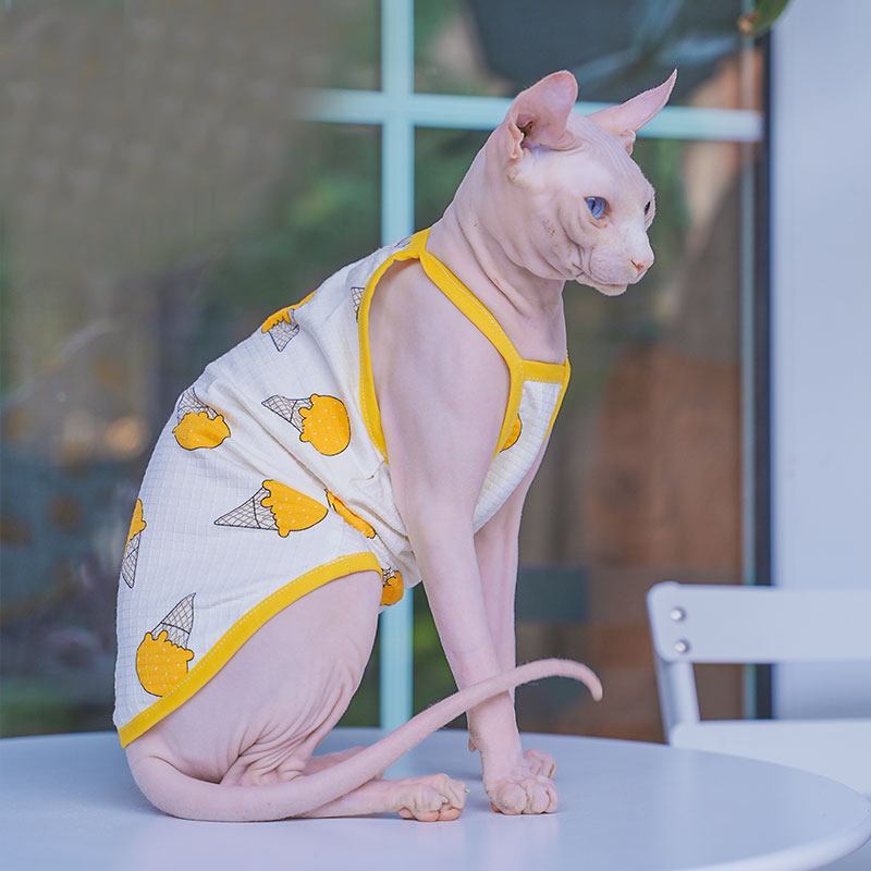Sphynx Katze Kleidung Sphinx B – Soft Summer Yellow Clothing Bewertung und Preis